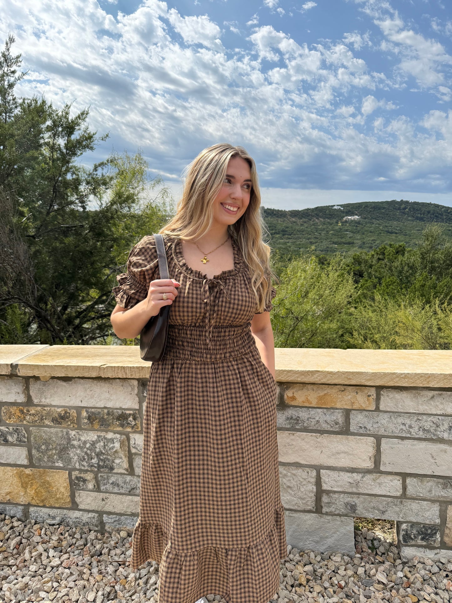 Mable Smocked Midi Dress