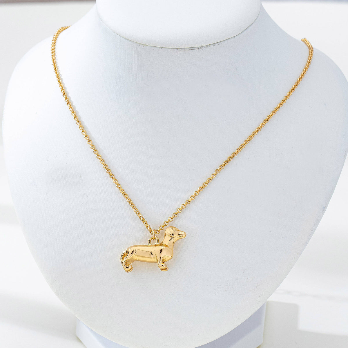 Dachshund Dog Pendant Necklace