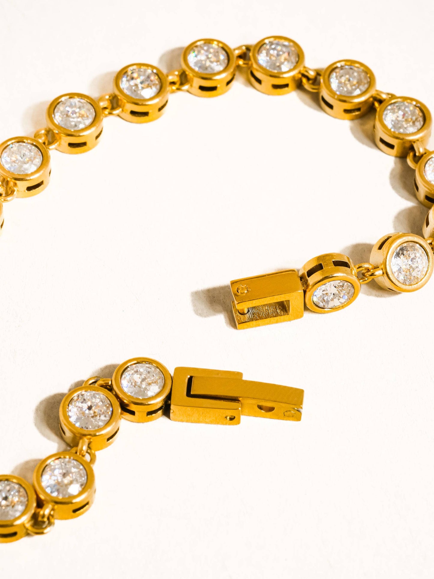Amity Round Rhinestone Bracelet
