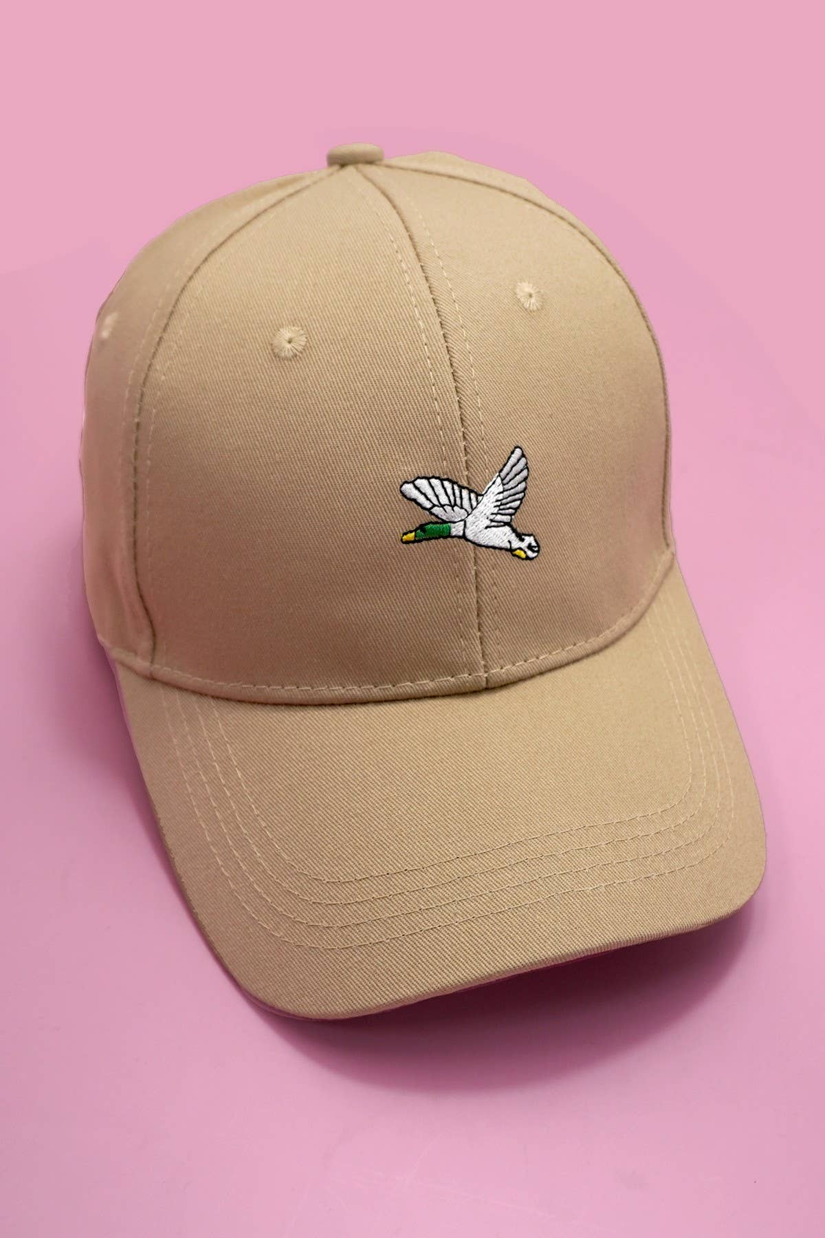 ANIMAL DOG BIRD EMBROIDERY CLASSIC CAP | 40HW746: Green