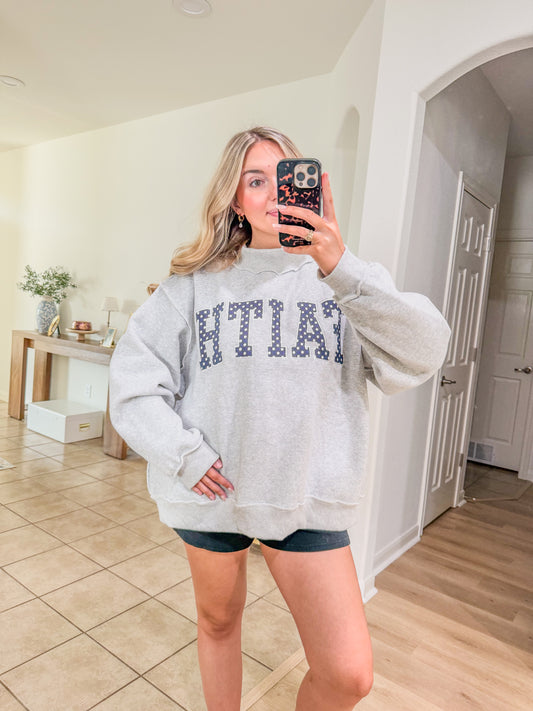 Faith Mockneck Sweatshirt