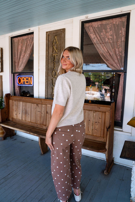 Eleanor Cream Sweater