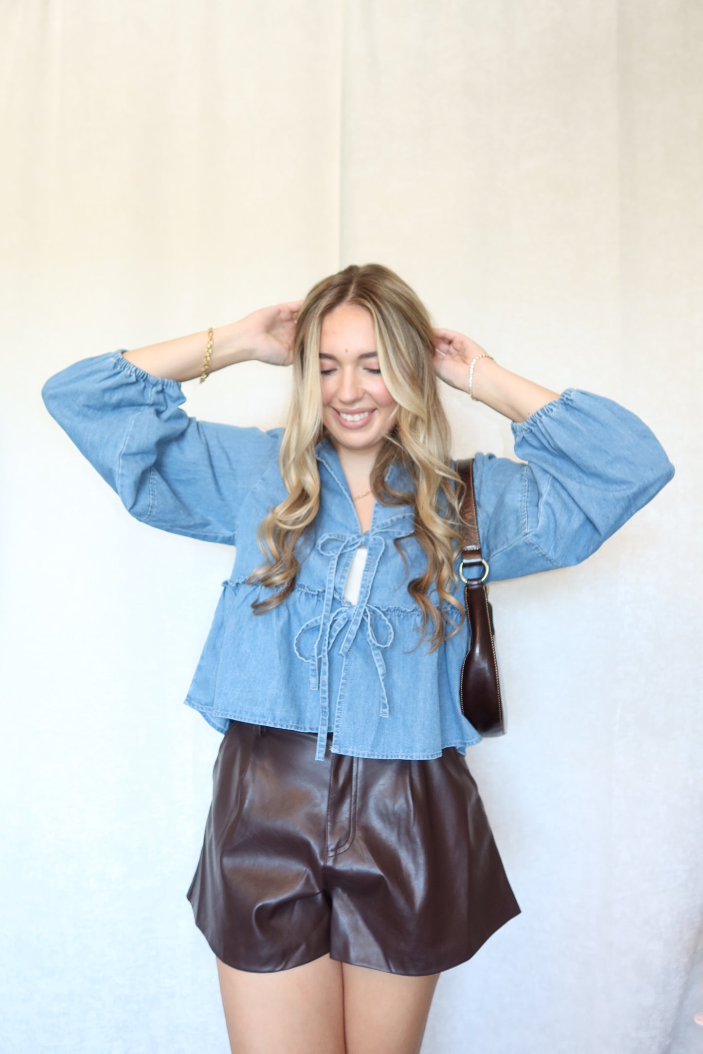 Gigi Leather Short