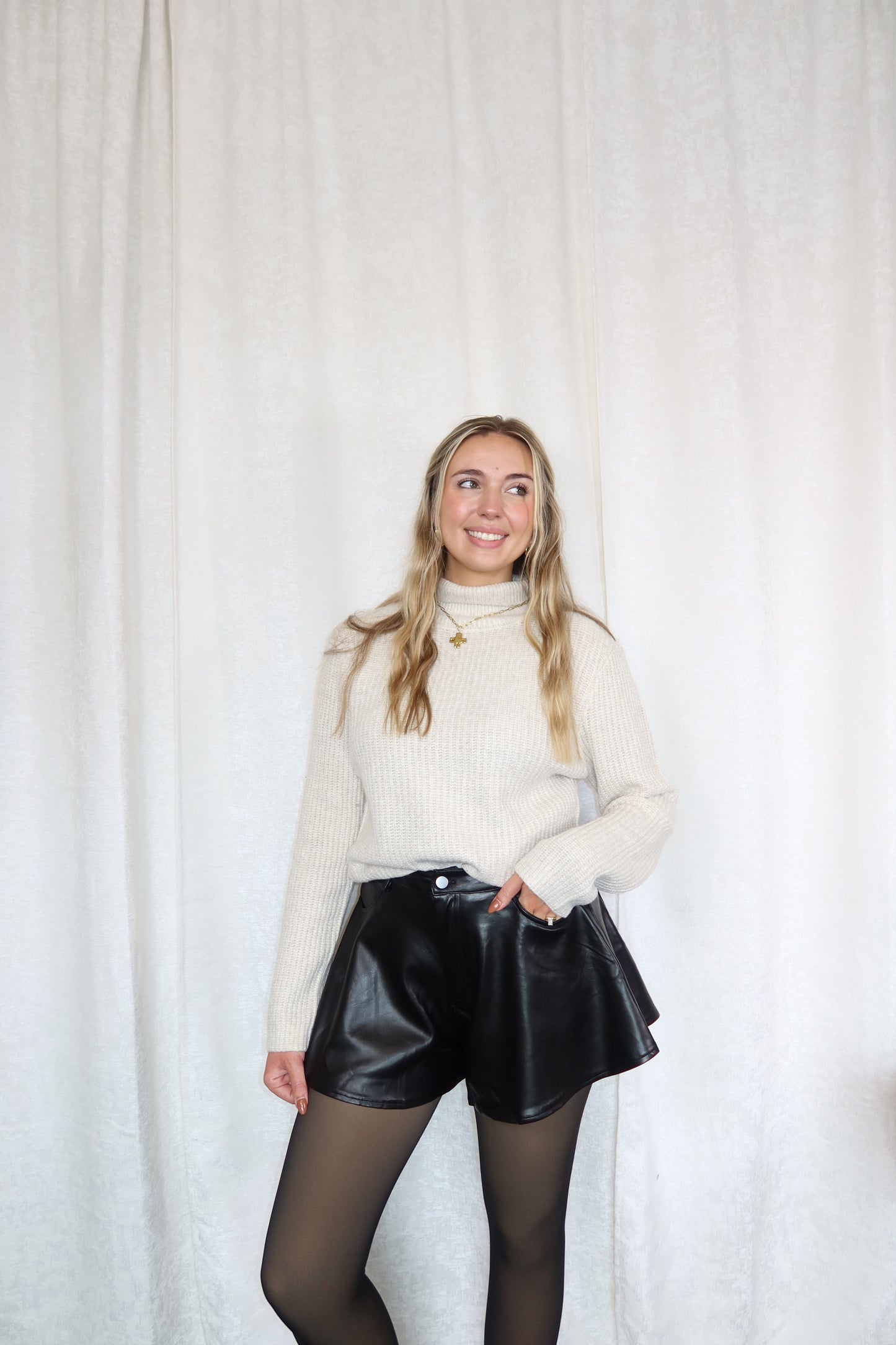Sasha Ribbed Oatmeal Sweater