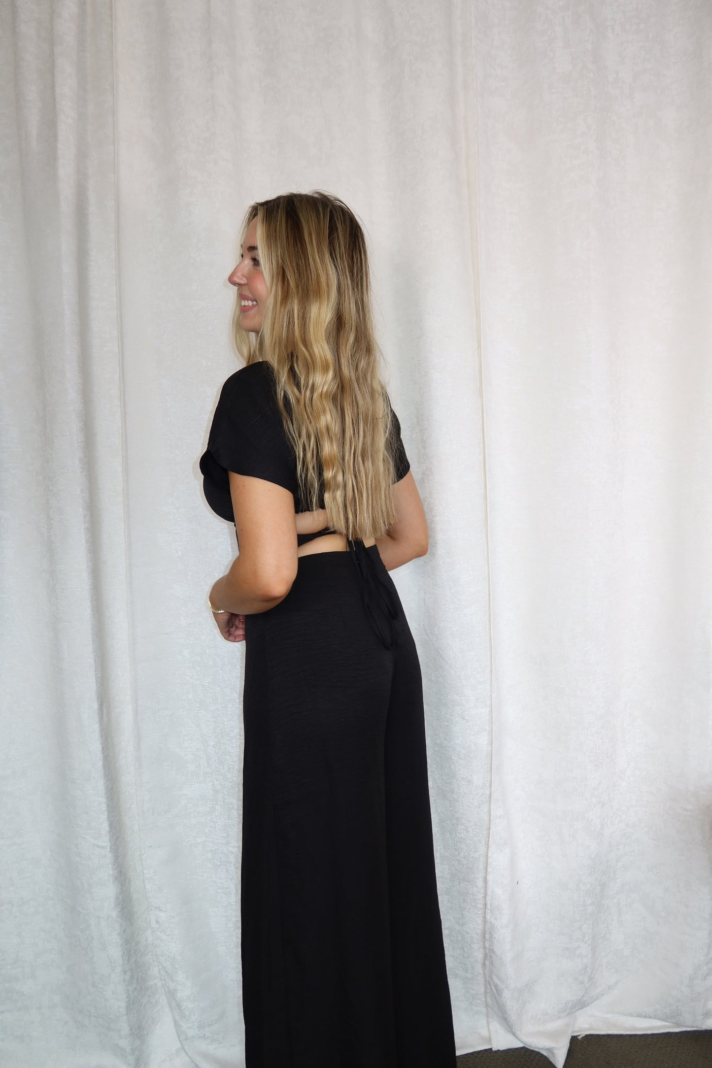 Darla Black Jumpsuit