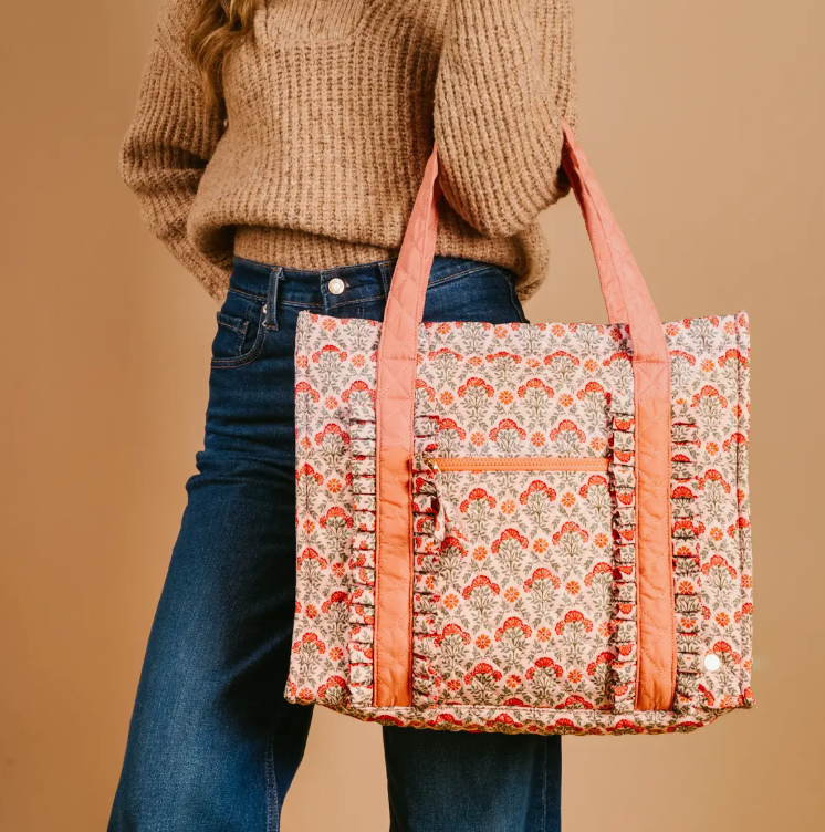 Everyday Quilted Tote Bag