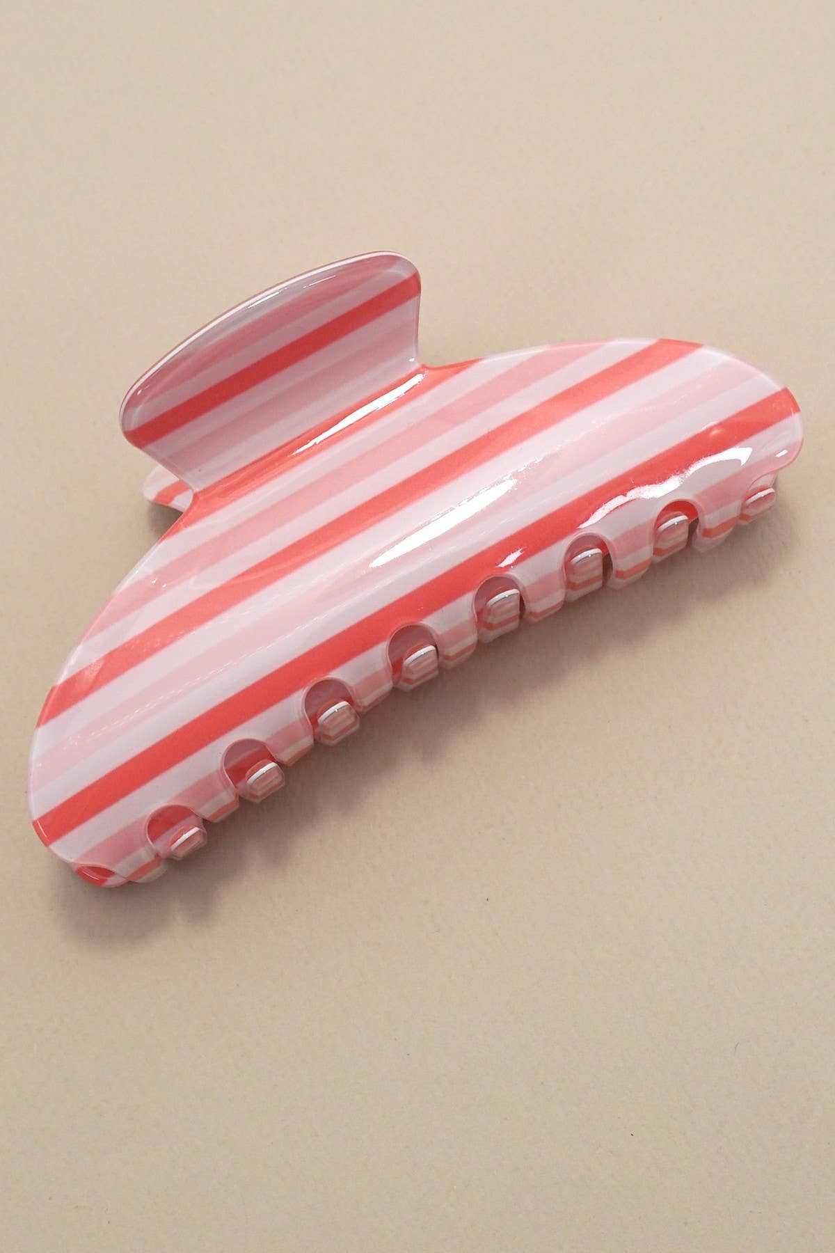 Multi Pink Stripe Hair Clip
