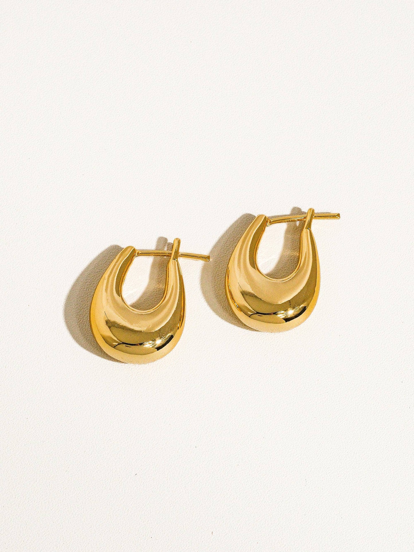 Quinn Classic Droplet Hoop Earring