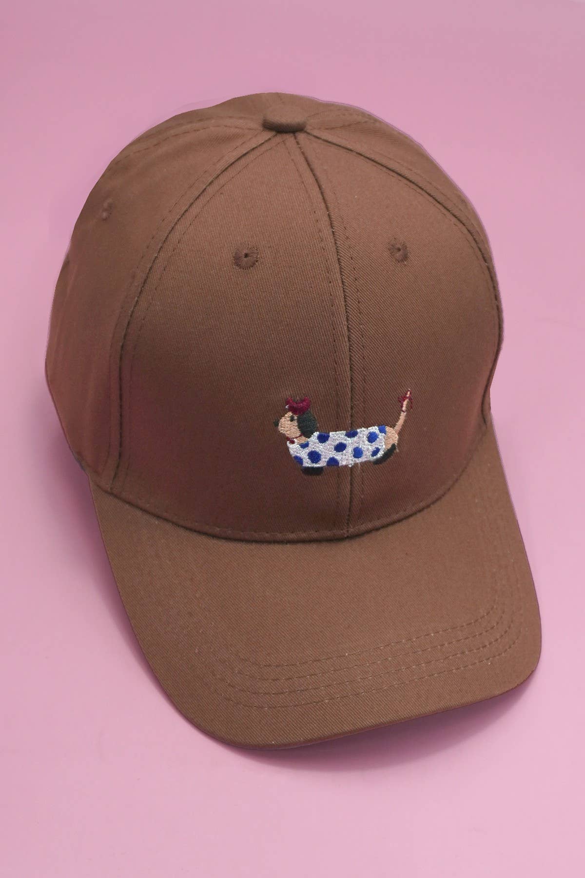 ANIMAL DOG BIRD EMBROIDERY CLASSIC CAP | 40HW746: Green