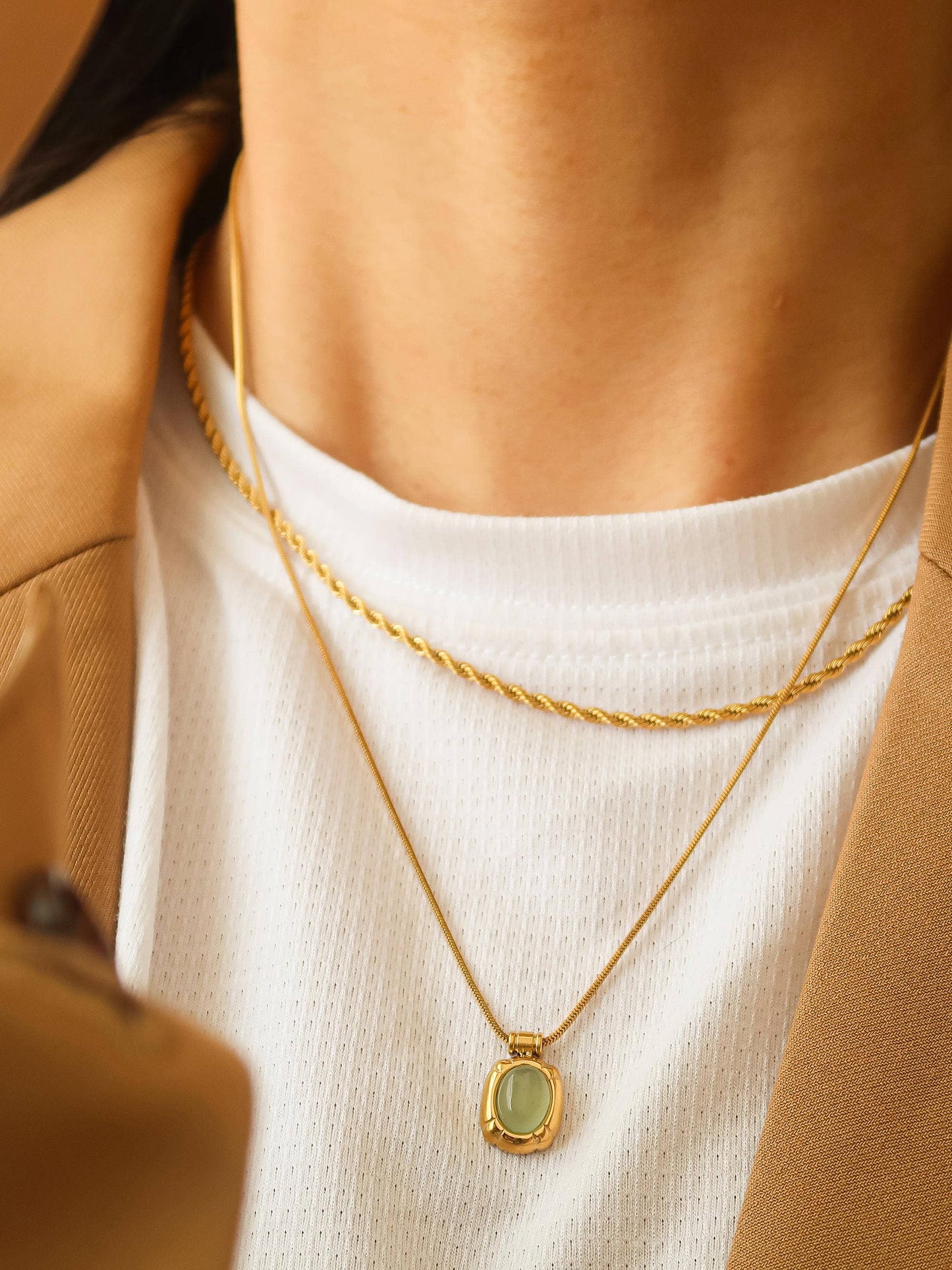 Dax Natural Stone Necklace